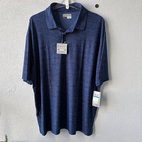 PGA TOUR Airflux Size XLT Dark Blue 
Sun protection UPF 40 - Picture 2 of 9